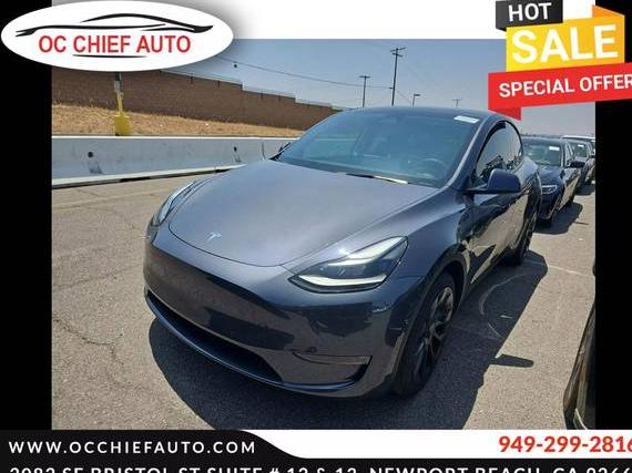 TESLA MODEL Y 2022 7SAYGDEE7NF570003 image